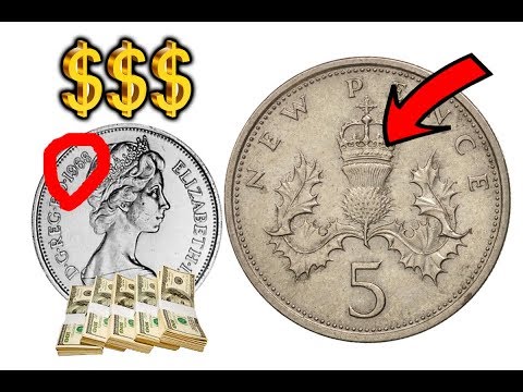 1968 Elizabeth Ii 5 New Pence | Old Coins UK | Old Coins Value Tamil | Antique Box