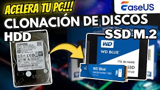 CLONAR fácilmente Disco duro a Sólido SSD M2 NVMe | Disk Copy EaseUS