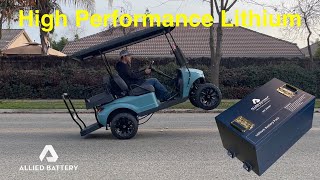 High Performance Lithium: Allied 48v 105ah Installation