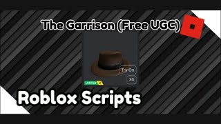 (UGC Limited) The Garrison Script | Roblox