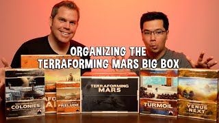 How to Organize the Terraforming Mars Big Box to Hold All Game Components