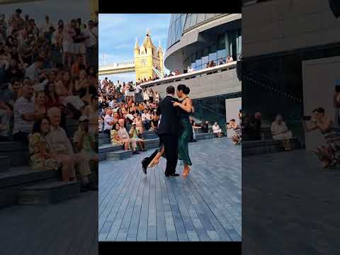 Snippet: show at The Scoop, London, with Paula Duarte #argentinetango #tango #argentinetangoclasses