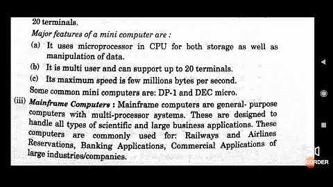 Bcom4th | information system and E-commerce|Unit1| lecture 2| Types of computers