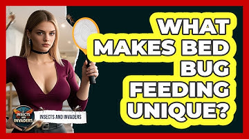 What Makes Bed Bug Feeding Unique? - Insects and Invaders