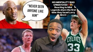HIS MENTALITY WAS UNMATCHED!! | Reacting NBA Legends share the first time they faced Larry Bird!!
