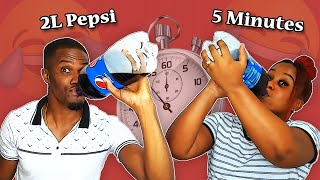 2 Litre Pepsi In 5 Minutesunexpected Monster Burps