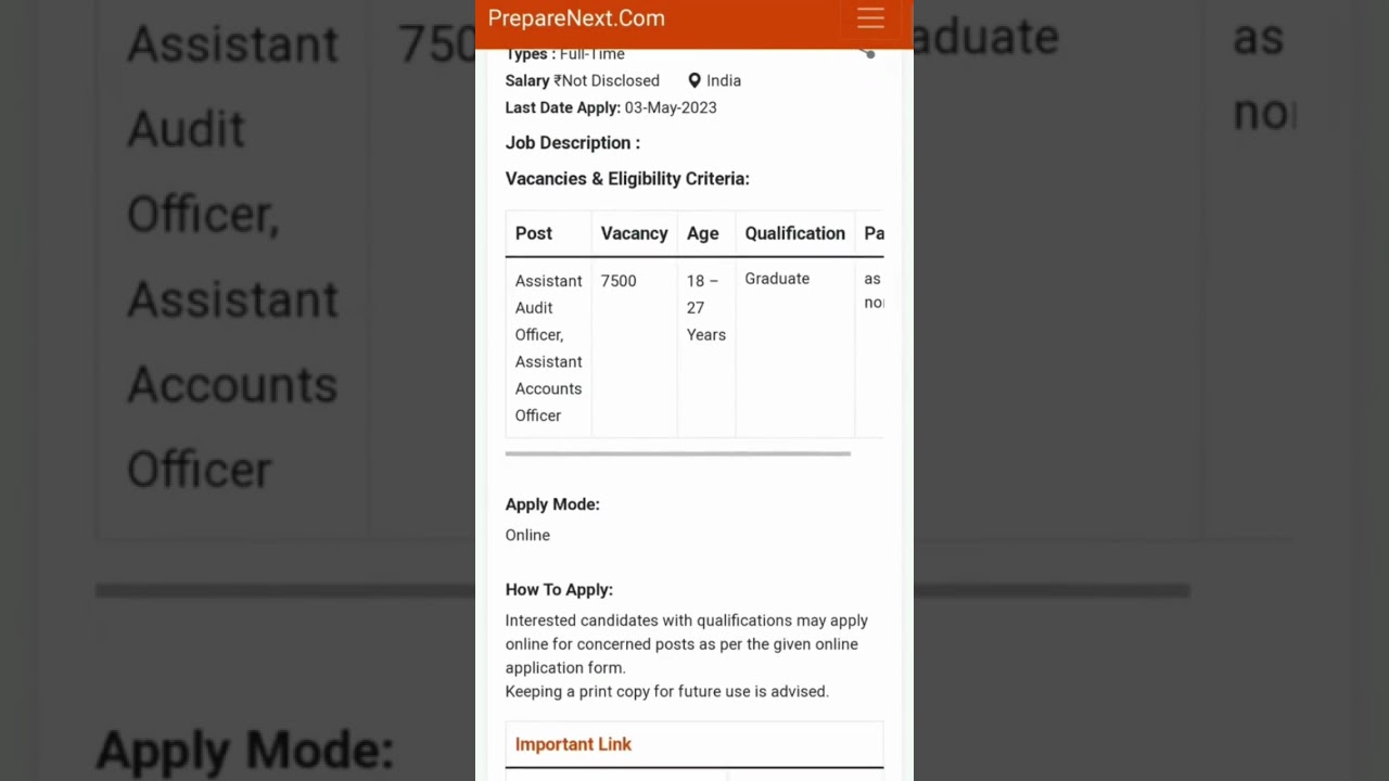 SSC CGL Notification 2023 | Staff Selection Commission 2023 | Anywhere in India