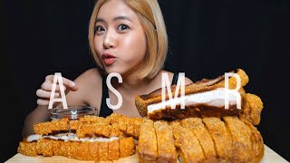 FAH ASMR | ASMR กินหมูกรอบ 4คน4กิโล!! กรอบจนฟันเกือบแตก | 4KG CRISPY PORK BELLY, 4 PEOPLE! | MUKBANG