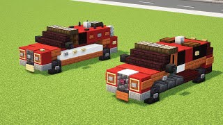 Minecraft FDNY LAFD Fire Battalion Chief SUV Tutorial