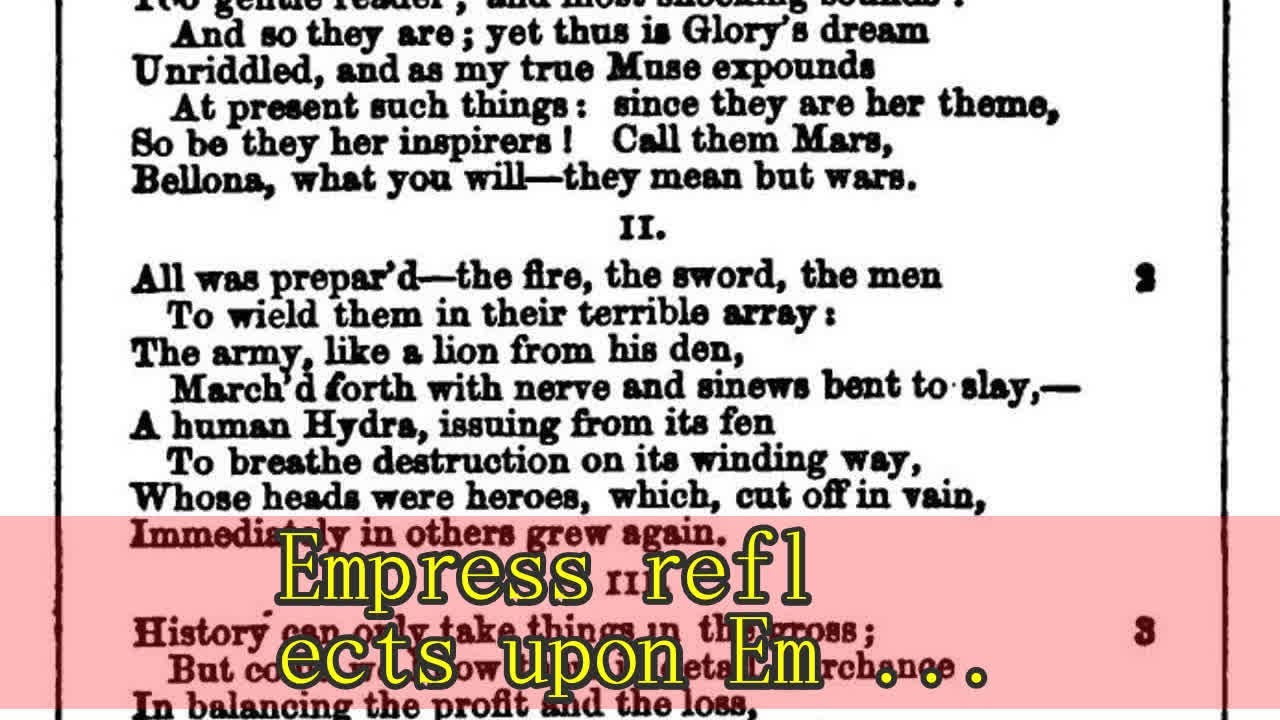 Empress reflects upon Emperor’s devotion to state responsibilities in