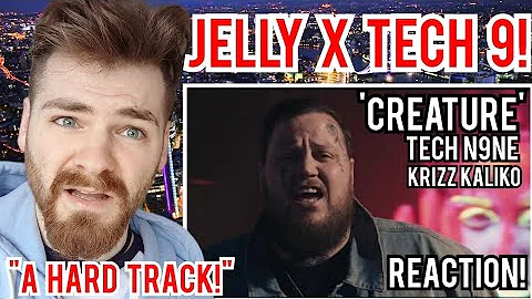 FIRST TIME REACTION TO JELLY ROLL | Creature ft. Tech N9ne & Krizz Kaliko [Official Music Video]