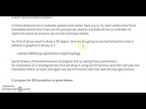CGR 3d translation