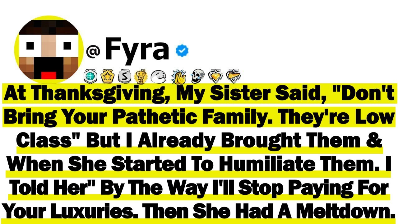 At Thanksgiving, My Sister Said, 