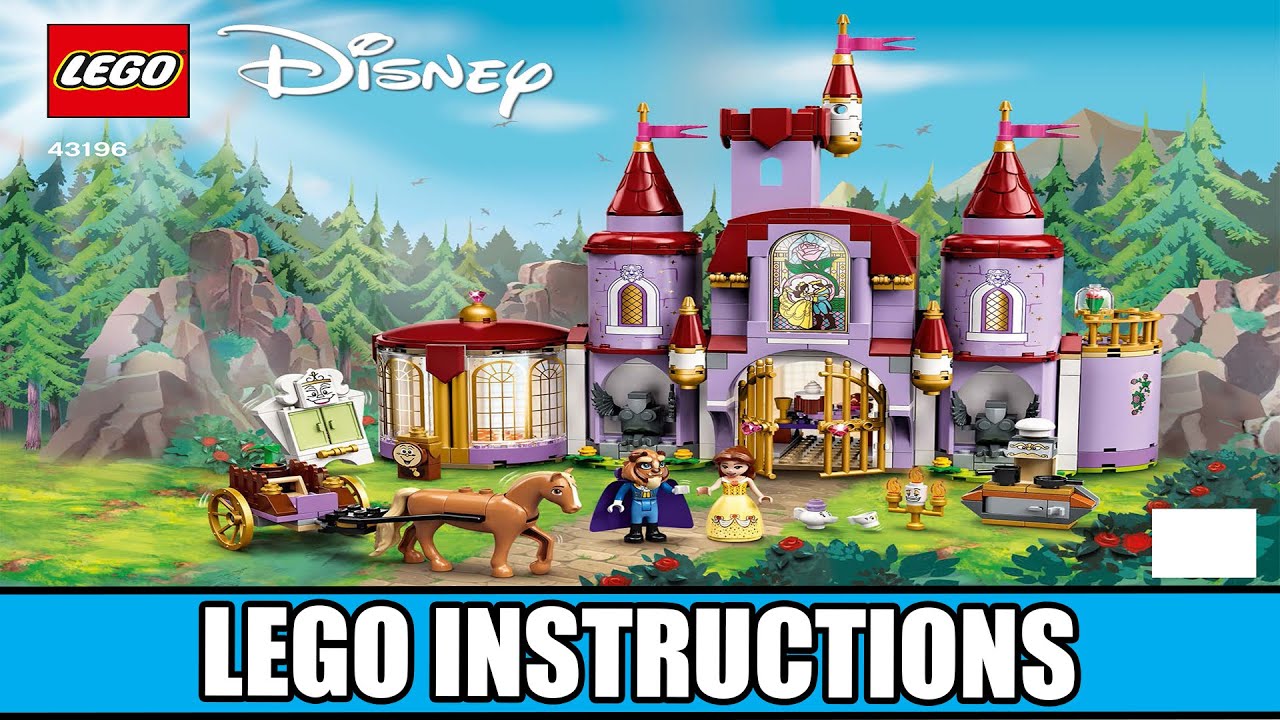 Belle and the Beast's Castle LEGO instructions