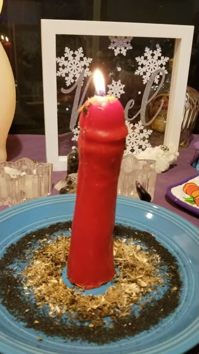 Burning My First Cock Candle Part One