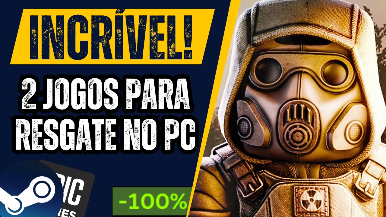 OPA! 2 Jogos para resgate DE GRAÇA na Epic Games e PROMOÇÃO com JOGOS BARATOS na STEAM!