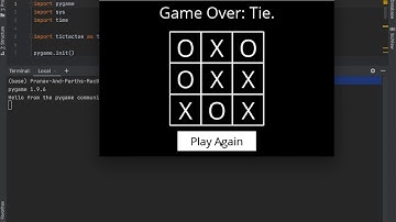 CS50 AI Week 0 - Search Project TicTacToe