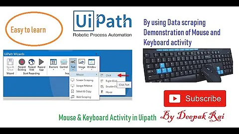 Mouse and Keyboard activities (Hotkeys)| RPA Uipath