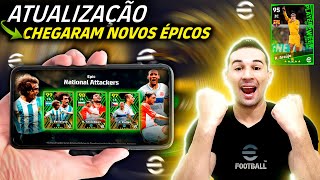 ATUALIZAÇÃO,NOVO ZAGUEIRO BUGADO,NOVOS ÉPICOS E DESTAQUES DA SEMANA NO EFOOTBALL 2024 MOBILE