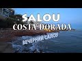 Часть 9 Белорусы в Испании Salou Costa Dorada пляж Capellans и вечерний Salou 4K🌴🌴