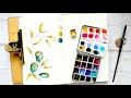 World Watercolour Month 21 JUL 20 [Belated Start!] | Botanical Tutorial