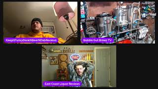 Stoney Stout Smoky Sunday Night vibes with the crew @BubbleGutBrewzTV @EastCoastLQReviews 🤙🔥🌲😎🍯⛽️☠️🤘