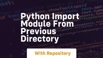 python import module from previous directory