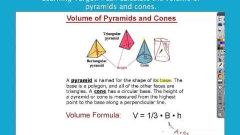 Volume of Pyramids and Cones Clip.mp4
