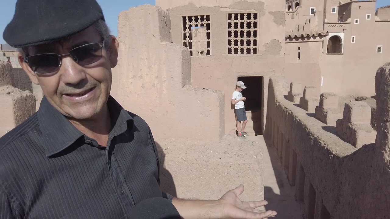 Visite de la casbah Caid Ali  à Aslim- Agdz au Maroc