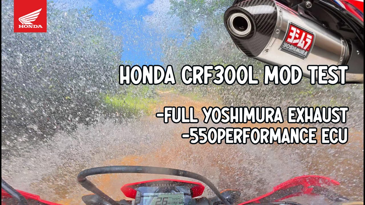 First Ride after Mods | Honda CRF300L | Full Yoshimura Exhaust + 550Performance ECU