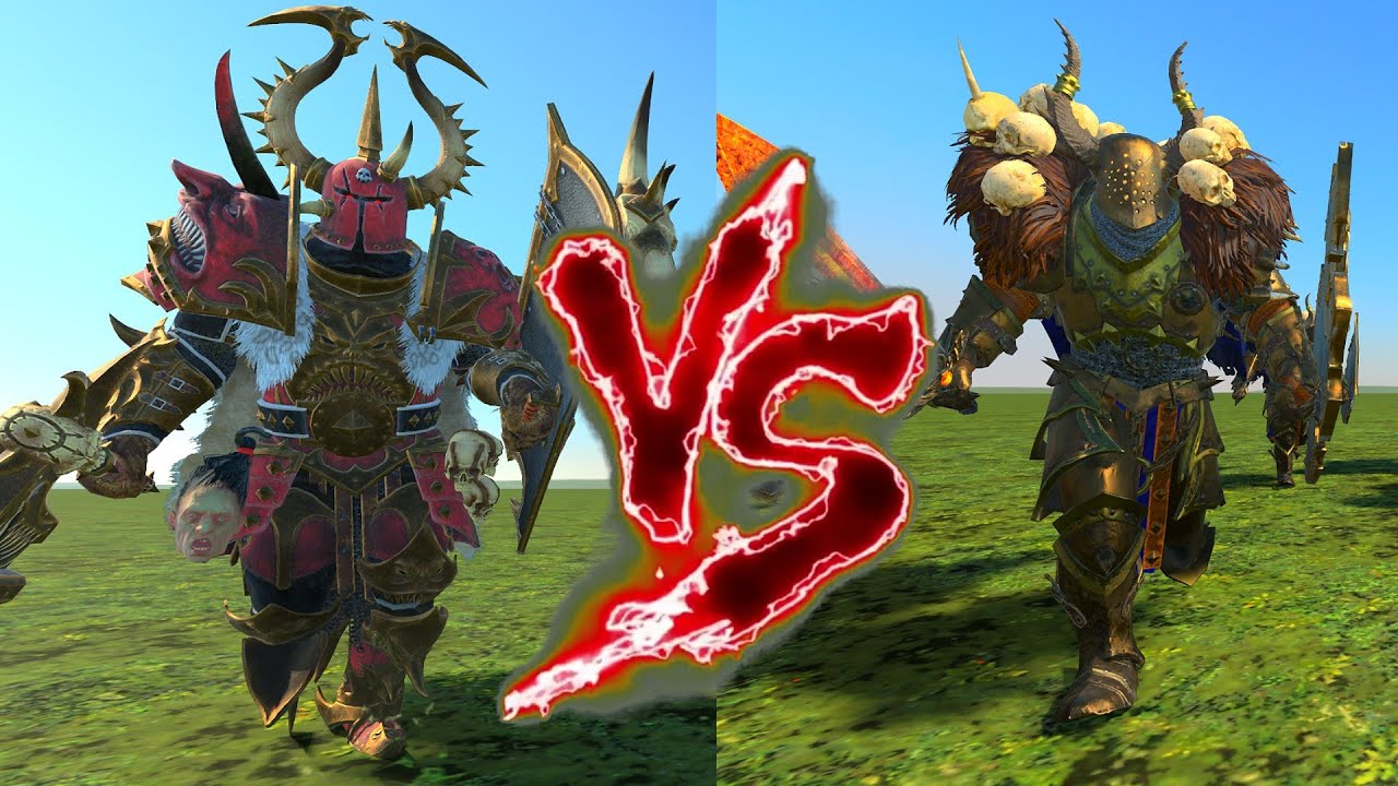 Harald Hammerstorm VS Aspiring Champions. Total War Warhammer 3 YouTube