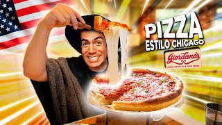 Probé la PIZZA más CHANCR0SA de USA | ¿Que tan buena es? | El Champ