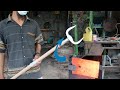 HOW TO MAKE IT LOOK EASY MAKE A BUFFALO-HORN SPEAR FROM SPRING STEEL