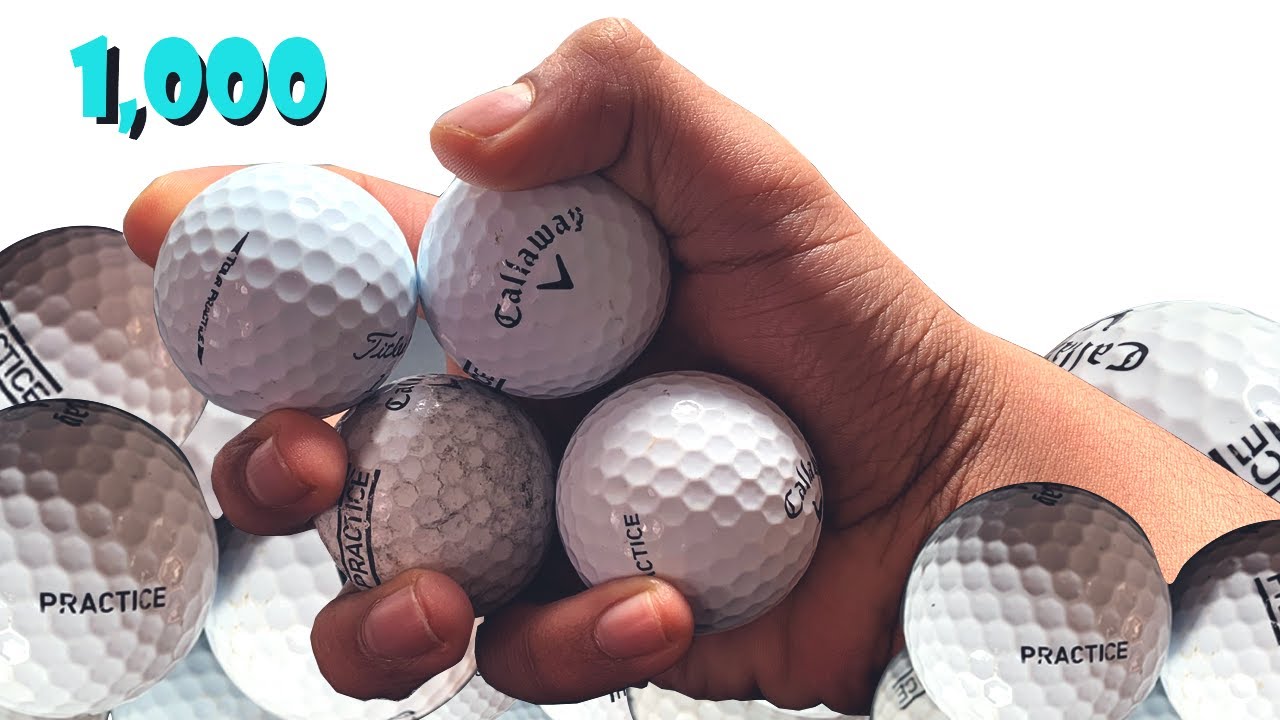 I made a HUGE artwork with 1,000 GOLF BALLS YouTube