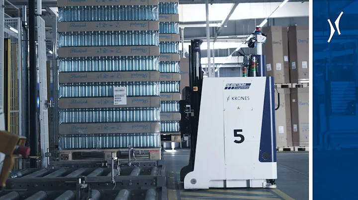 Automated Guided Vehicles at work: automatic line supply
