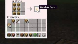 Sorry about all of this lag but this video will show you how to make a door, a fence gate, and a fence in Minecraft. (NOTICE!!! In 1.8 