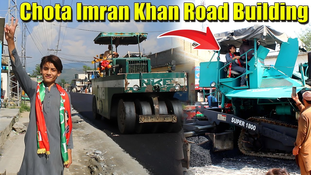 Chota Imran Khan Road Building ! Working with Poor Labour 2025 - YouTube