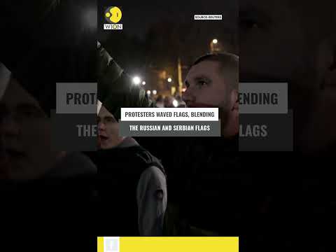 Serbian nationalists protest in Belgrade in support of Kosovo Serbs | WION Shorts | WION