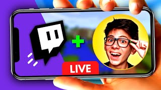 Fácil Como Fazer Live Na Twitch Pelo Celular Com Facecam