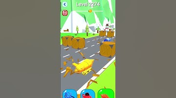 Shape-shifting Funny Race Gameplay | How do you play shape shifting? Level 2274 #shorts #gameplay