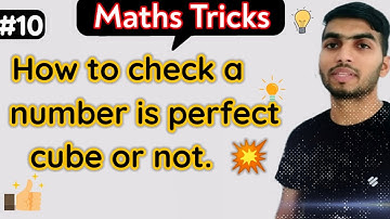 a number is perfect cube or not || maths short trick #shorts#youtubeshorts 