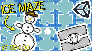 Adding an Ice Maze to my Game (New Level) | #7 Mape Devlog Indie Game Unity