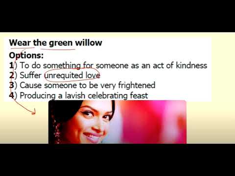Wear the green willow - YouTube