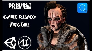 PREVIEW GAME READY 3D Character Viking Girl