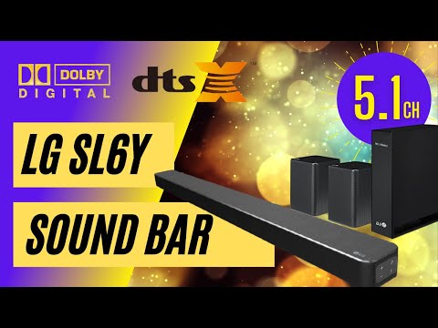 LG SL6Y soundbar | 5.1 | 3.1 | DTS VIRTUAL X | REVIEW | PROS AND CONS | WIRELESS REAR SPEAKERS