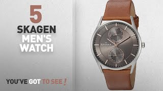 Top 10 Skagen Men's Watch [2018]: Skagen Men's SKW6086 Holst Saddle Leather Watch