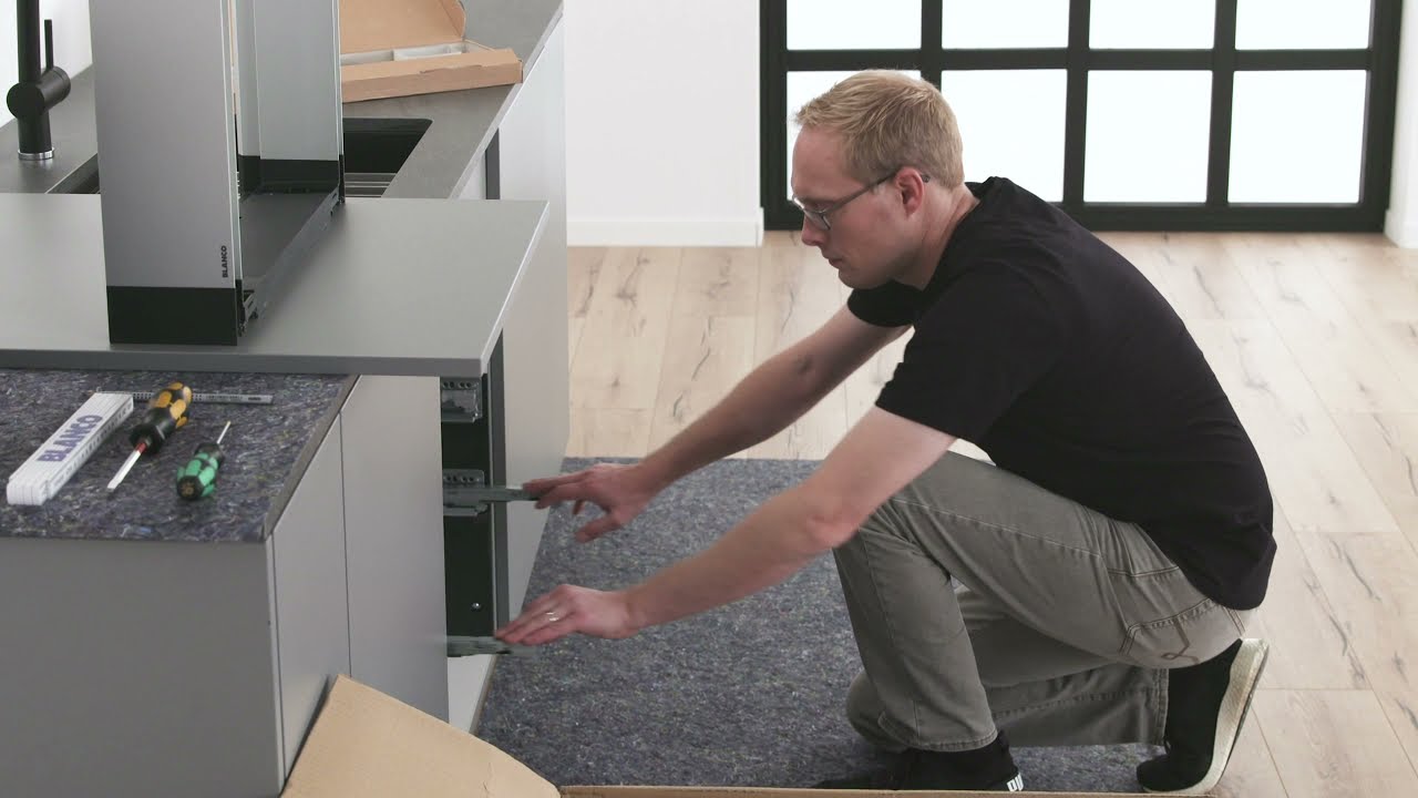 Wie baue ich ein BLANCO SELECT II Abfalltrennsystem ein? (model year 2021)
