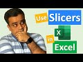 How to use Slicers in Excel