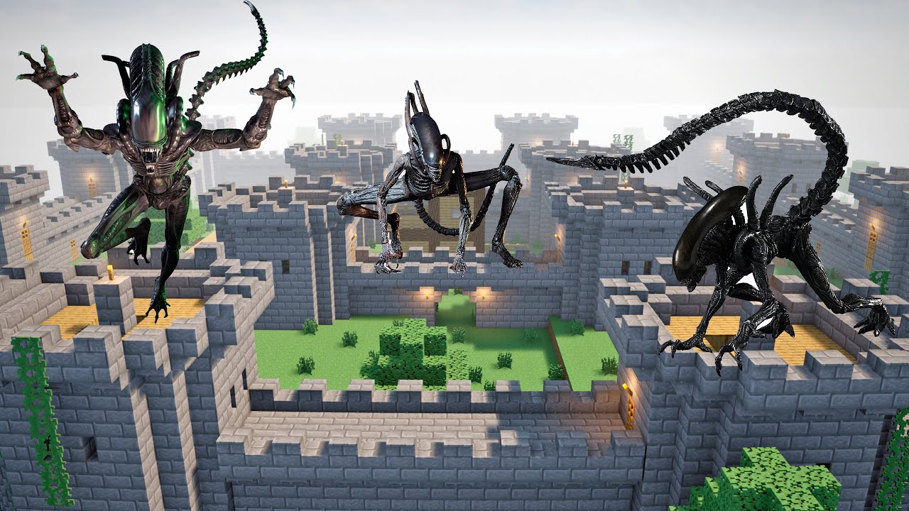 Attack on the Big Castle, the lair of Aliens Teardown - YouTube
