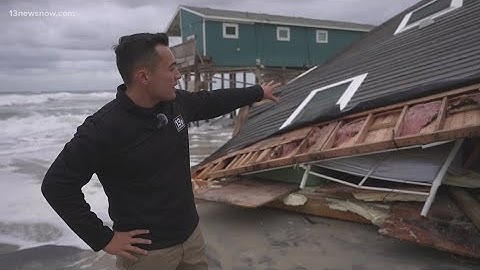 Home collapsed into the ocean in Rodanthe, 11th since 2020